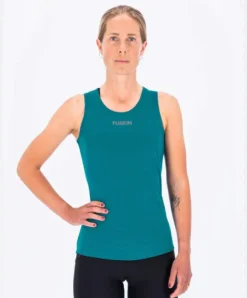 Fusion Hardloopshirts>women C3 singlet turqoise