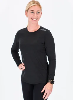 Fusion Hardloopshirts>womens C3 long sleeve black