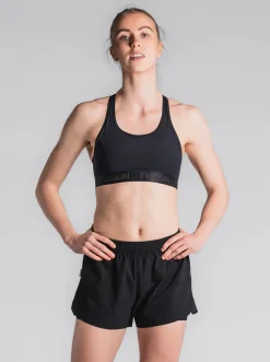 Fusion Hardloopbroeken>womens C3 run shorts black
