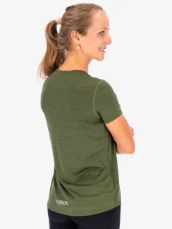 Fusion Hardloopshirts>womens C3 t-shirt green