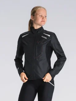 Fusion Sportjacks>womens S1 run jacket black