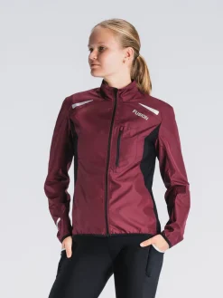 Fusion Sportjacks>womens S1 run jacket bordeaux