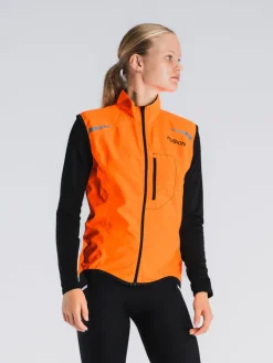 Fusion Sportjacks>womens S1 run vest orange
