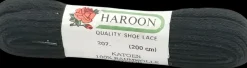 Schaatsonderdelen & Onderhoud>Haroon zwarte veters 200 cm plat