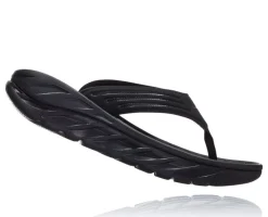 Hoka One One Herstelslipper>Men's Ora recovery flip - herstel slippers - black / dark gull gray