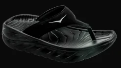 Hoka One One Herstelslipper>Women's Ora recovery flip - herstel slippers - black / dark gull gray