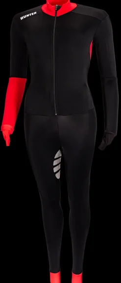Hunter Schaatskleding>Marathonpak Lycra Base Red