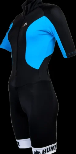 Hunter Skeelerkleding>Skeelerpak Zwart/Licht blauw