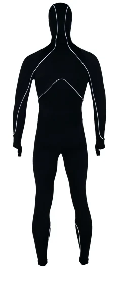 Hunter Schaatskleding>Speedpak lycra Pro met cap Zwart/Piping Wit