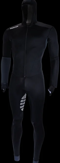 Hunter Schaatskleding>speedsuit base lycra grijs