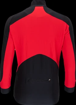 Hunter Schaatskleding>thermo schaatsjack zwart/rood