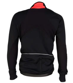 Hunter Fietskleding Heren|Skeelerkleding>Windtex Comfort Jack Pro Heren Zwart/Rood