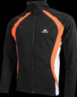 Hunter Fietskleding Heren|Skeelerkleding>Windtex Jack Zwart/oranje grijs