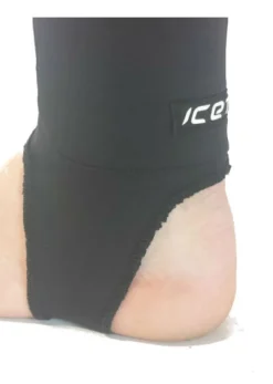 Icetec Schaatskleding>snijvaste enkelsok inside 350 zwart