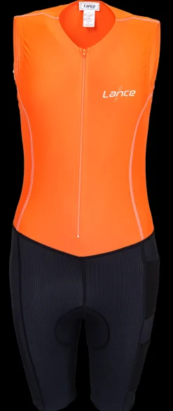 Lance Triathlon Pakken>Power trisuit orange
