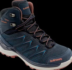 Lowa Wandelschoenen>Innox Pro GTX Mid Ws steel blue/rose