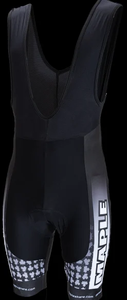 Maple Fietskleding Heren>Wielerbroek Heren Zwart/Wit