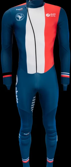 Nagano Skate Schaatskleding>shorttrack schaatspak Wold Cup Champion France