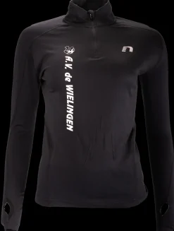Newline Hardloopshirts>Base wintershirt lange mouw dames met rits/kraag