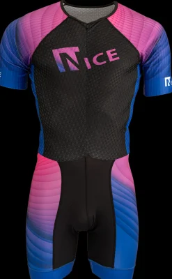 Nice Skeelerkleding>skeelerpak kinderen paars/blauw