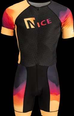 Nice Skeelerkleding>skeelerpak kinderen rood/geel