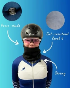 Nice Schaatskleding>snijvaste nekbuff