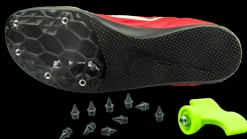 Nike Spikes>Zoom Rival D10 laser crimson/white-black-university red [unisex]