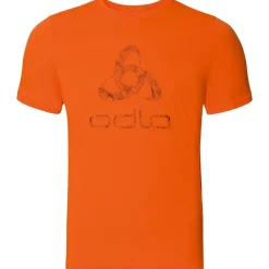 Odlo Hardloopshirts>Basislaag Top met ronde hals k/m core light print