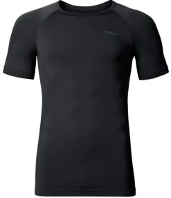 Odlo Hardloopshirts>Heren Shirt Korte mouw/ Crew Neck Evolution light, Zwart