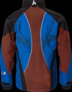 Odlo Kleding|Sportkleding Voor Kids>jacket frequency web blauw/zwart KIDS