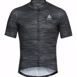 Odlo Fietskleding Heren>Wielershirt s/u collar s/s Full zip ES Cycling