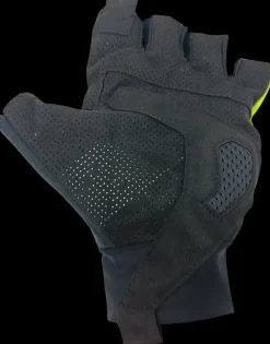 Onda Wielerhandschoenen Kort>Laurent Jalabert lycra fietshandschoenen geel