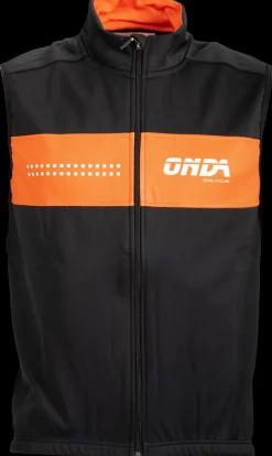 Onda Schaatskleding|Sportjacks>Thermo bodywarmer Black/orange