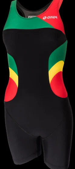 Onda Triathlon Pakken>Triathlonpak Dames Pro zwart/groen