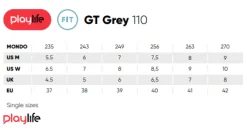 Playlife Inline Skates En Skeelers>GT Grey 110