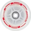 Powerslide Skeelerwielen>Fothon Rage LED Red 4-pack 84mm