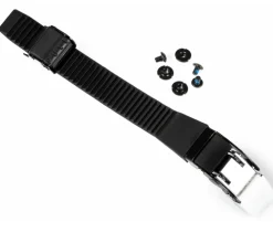 Powerslide Skate Onderdelen>replacement classic buckle zilver, 18 cm