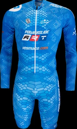 Powerslide Skeelerkleding>skeelerpak 2023 licht blauw lange mouwen