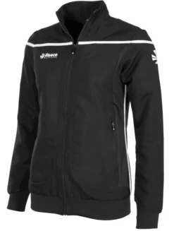 Sportjacks>Reece Varsity Woven Jacket Ladies Black-White