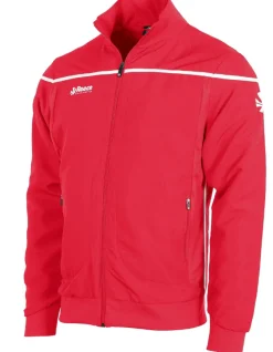 Sportjacks>Reece Varsity Woven Jacket Unisex red-white