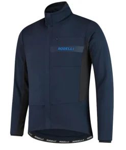 Rogelli Fietskleding Heren>Barrier winterjack blauw