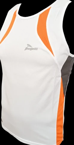 Rogelli Hardloopshirts>Boyden wit/oranje/atracite