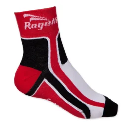Rogelli Overig|Schaatskleding>Kinder sportsok RCS-03 wit/rood