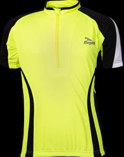 Rogelli Wielershirts Kids|Fietskleding Kids>Mura wielershirts kids fluo geel korte mouw