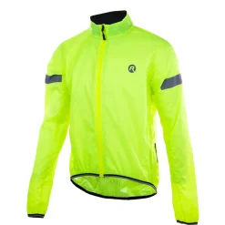 Rogelli Regenjacks|Fietskleding Heren>Protect regenjack geel