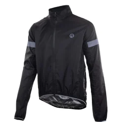 Rogelli Regenjacks|Fietskleding Heren>Protect regenjack zwart