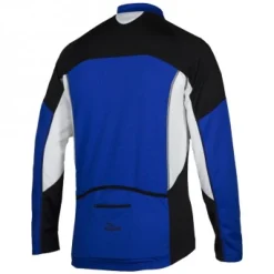 Rogelli Fietskleding Heren>Recco Wielershirt lange mouw Blauw/Zwart