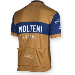 Rogelli Fietskleding Heren>Retro Molteni wielershirt korte mouw