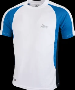 Rogelli Hardloopshirts>Running shirt Elba wit/blauw/zwart