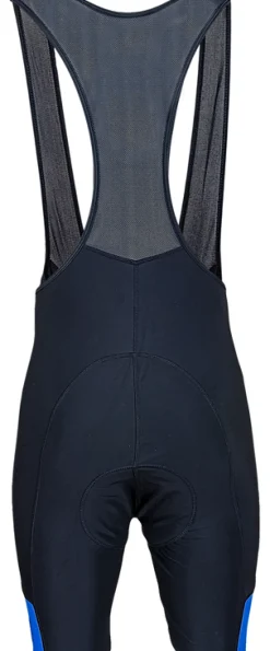 Rogelli Fietskleding Heren>wielerbroek Mondovi met bretels zwart/blauw